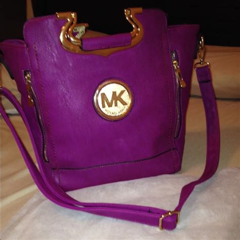 michael kors damenuhr purple|michael kors purple purse clearance.